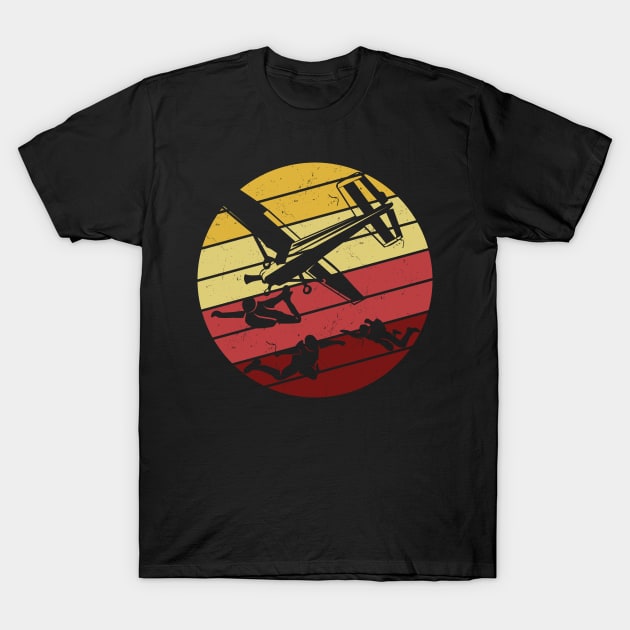 Skydiver Vintage T-Shirt by QQdesigns